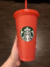 SHIPS NEXT DAY* One Starbucks Color RED Changing Cup Cold NEW 2020 Summer picture
