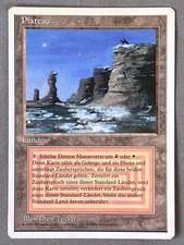 Mtg PLATEAU Double Land Revised Unlimited FWB Foreign German Magic MtG ex picture