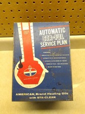 VTG AMOCO American Heating Oil STA-FUL Service Plan Metal Box, USA OIL picture