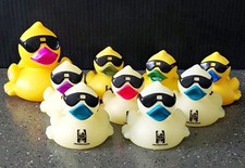 Lot of 9 Vintage 1996 Derby Ducks Great Brevard Duck Race Crosswinds Florida picture