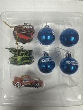 HotWheels 7 Piece Holiday Christmas Ornament Set picture