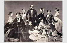 Prince Albert Queen Victoria PHOTO Family Children 1861 picture