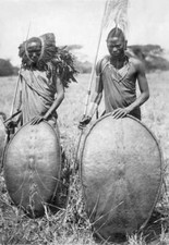 German East Africa native warriors of the Nyamwezi people 1910 OLD PHOTO picture