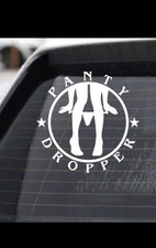 Funny Vinyl Decal Sticker PANTY DROPPER Car Truck Window Bumper picture