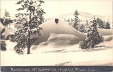 RPPC Hobart Mills California William Summers Residence 1920s Nevada County picture