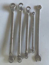 Vintage PROTO Lot of 5 Combo Wrench Box Open 12 Pt 6 Pt Challenger Made USA picture