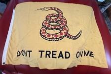 Vintage Cotton Gadsden Flag 