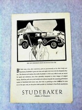 1929 Studebaker Print Ad President Eight Brougham picture