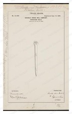 Ausable Horse Nail Trademark Standard Postcard COPY RPPC picture