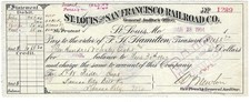 1904 Bank Check-St. Louis & San Francisco Railroad Co., St. Louis, Missouri picture