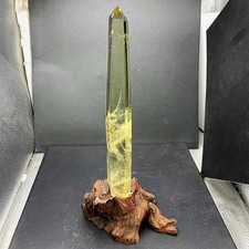 538g Natural citrine crystal obelisk Quartz energy decor reiki gift picture