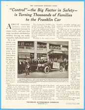 1915 Franklin Automobile Co Syracuse NY Sacramento CA W I Elliot Pulling Car Ad picture