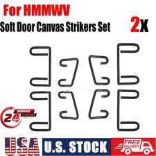 2x For HMMW V Soft Door Canvas Strikers Set  - Left Right Front Rear Catch picture