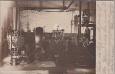 Air Compressor Machine Factory Birdseye Indiana IN Industrial RPPC 1906 Postcard picture