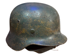 WWII German Helmet Original Military Leather Chin Strap With Liner 1940s Vintage picture