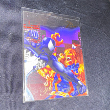 Fleer 1994 Marvel Masterpieces #1 Venom Strikes Spider-Man Joe Jusko picture