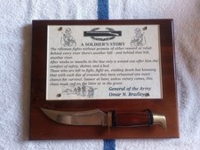 A Soldier's Story Omar Bradley Frost Cutlery Plaque picture