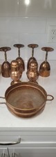 7-PIECE VINTAGE DUTCH COPPER ENTERTAINING LOT picture