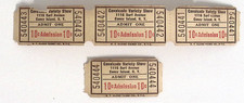 Cavalcade Variety Show Surf Avenue Coney Island NY Ticket Lot of 4 picture