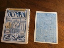 Rare 1920s Midland Playing Card Co Olympia Wide Poker Deck Complete 52+Joker  picture