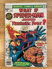 WHAT IF (1977) Spider-Man Joined Fantastic Four Marvel Comics Key VF picture