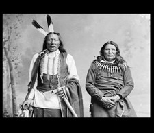 Chief White Eagle + Standing Bear PHOTO Ponca Indian Native American Rights picture