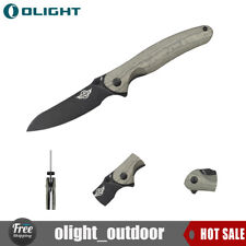 OKNIFE Drever Drever Tactical Folding Knife Sheepsfoot Blade with Micarta Handl picture