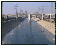 Photo:Los Angeles California 1930s Sixth Street Viaduct 101 Freeway Bridge picture
