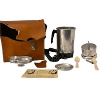 RETRO KOFFEEKIT-PERK ELECTRIC COFFEE MAKER TRAVELCASE BAKELITE HANDLE AND BASE picture