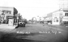Street View Whittier Blvd Drug Store Bank Montebello California CA - Reprint picture
