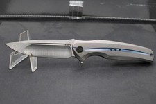 WE Knife 601X WE012J-2 Limited 85/150 Satin CPM 20CV Blade Titanium Handle picture
