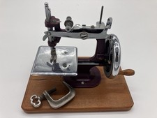 Vintage Essex Mk1 Mini Sewing Machine with Hand Crank & Clamp picture