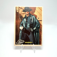 1958 Topps Zorro #1 Guy Williams Walt Disney USA Orange Back Vintage Card picture