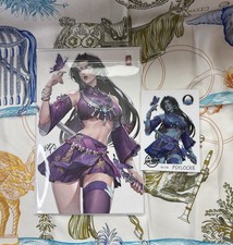 HELEN YOUNG Varnish Foil Psylocke SKETCHBOOK NM/Mint 58/150 W/COA picture