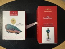 Hallmark Keepsake - National Lampoon's Christmas Vacation- 2 Brand New Ornaments picture