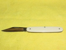 Pocket Knife Ivory Looking Flying Falcon  2 1/2'' blade plain Rust free Stainles picture