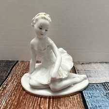 Mashenka porcelain figurine ballet dancer LFZ USSR ballerina vintage picture