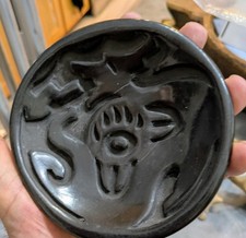 Sammy Naranjo Santa Clara Pueblo Bear Claw/Avanyu Plate picture
