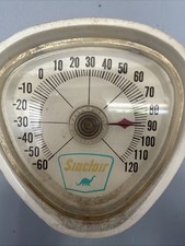 Vintage Sinclair  Motor Oil Dinosaur Thermometer Gas Oil Sign Advertising picture