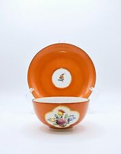 Nymphenburg tea cup and saucer orange picture