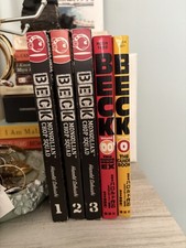 Beck Mongolian Chop Squad Vol. 1-3 Manga in English and two guide books picture