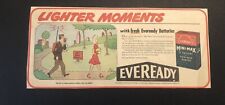 1940’s War Time World War 2 Eveready Battery Comic Newspaper Ad CC picture