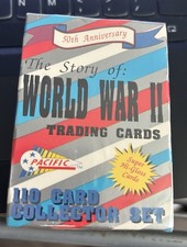 Story Of World War Ii 50Th Anniversary 110 Card Glossy Box 1992 Sealed picture