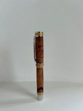 HANDCRAFTED SOLID WOOD ROLLERBALL PEN picture