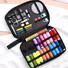 Complete Sewing Kit Set Threads Needles Scissors Tape Measure Travel Kit picture