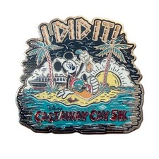 NEW Disney Cruise Line DCL 2026 Castaway Cay Mickey 5K Badge PIN NOC picture
