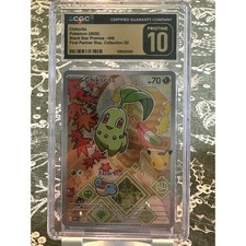 Chikorita #46 – First Partner Series 2 – CGC Pristine 10 picture
