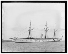 Photo:Nourmahal Yacht Aug 4 1895 Sailing Ship at Sea picture