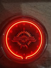 Hard Rock Cafe Neon Clock Vintage picture