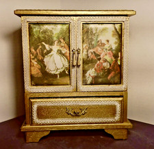 Vintage Renaissance Ardco Musical Jewelry Box MINT RARE picture